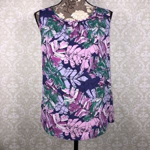 Black Label by Evan Picone Sleeveless Blouse